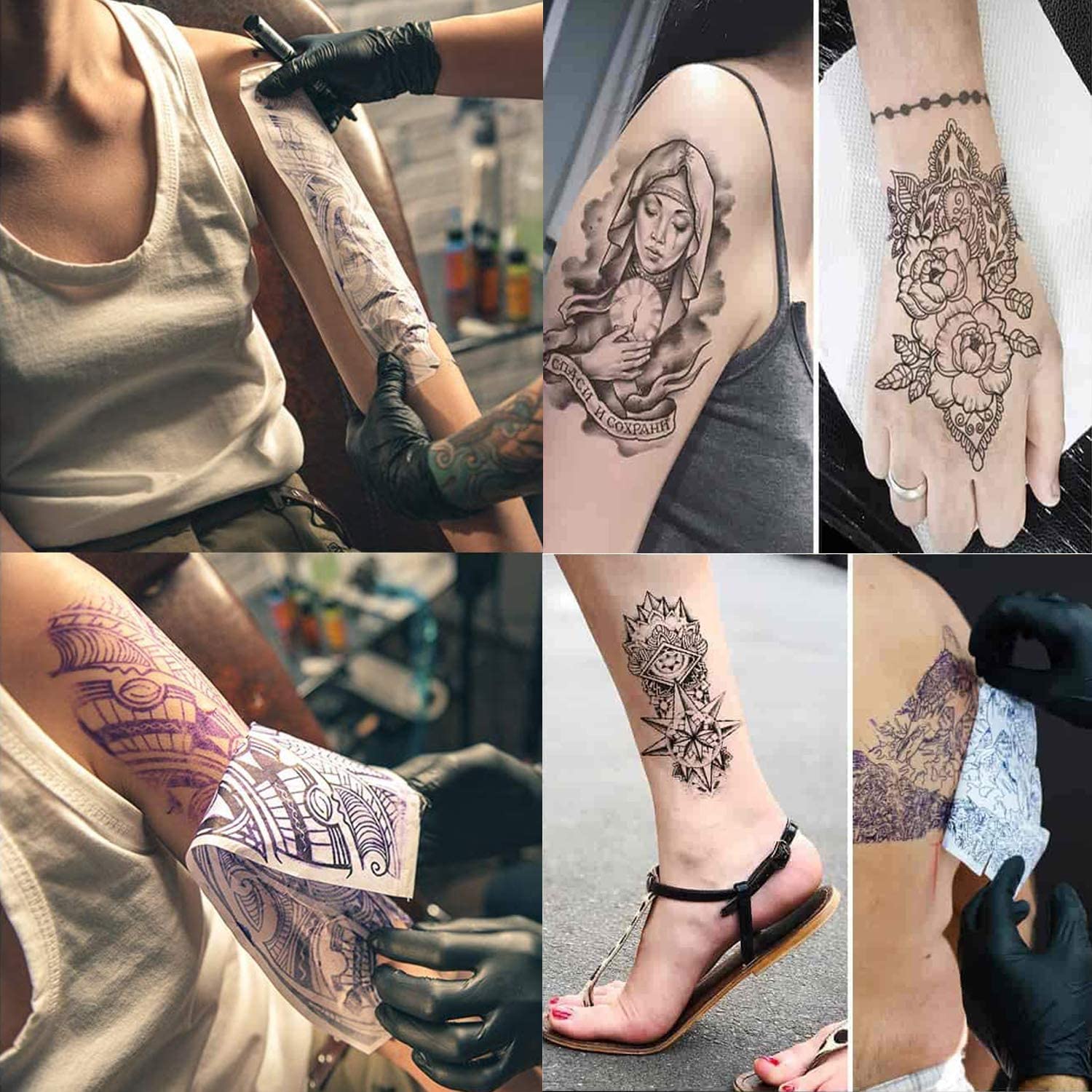 Papel de Transferência de Tatuagem 45 Peças