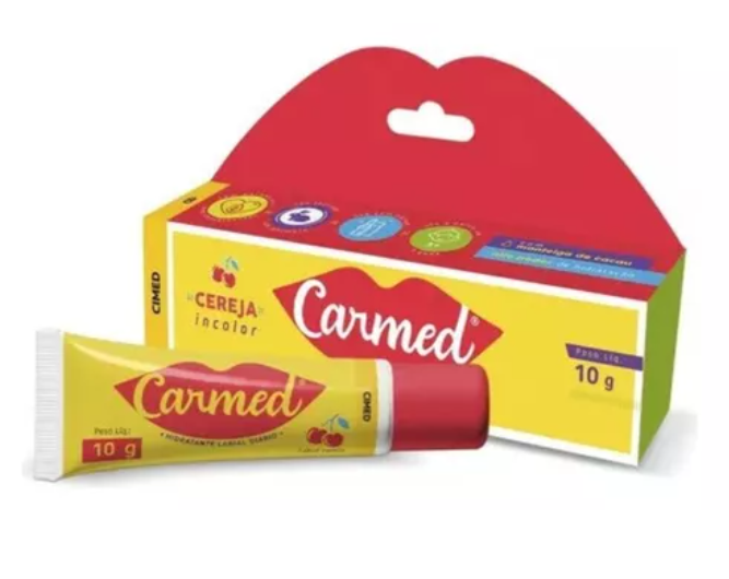 Hidratante Protetor Labial Carmed Sabor Cereja 10g ✅PRONTA ENTREGA