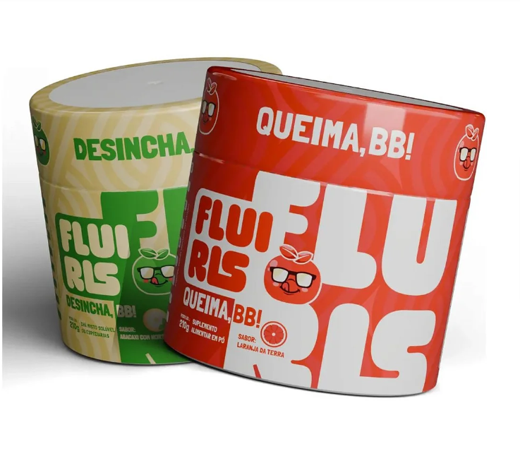 Fluiris&#x20;Desincha&#x20;e&#x20;Fluiris&#x20;Queima&#x20;Suplemento&#x20;Alimentar&#x20;em&#x20;P&#x00F3;&#x20;210g