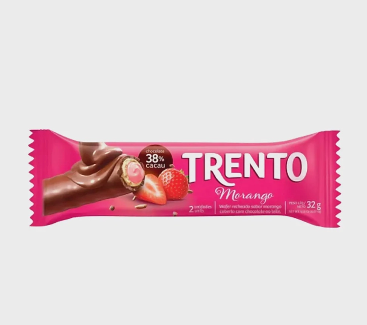Chocolate&#x20;Trento&#x20;Morango&#x20;32g