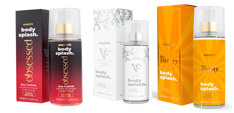 Kit Body Splash Obsessed + VF Bloom + The Sunny - Wepink ✅PRONTA ENTREGA