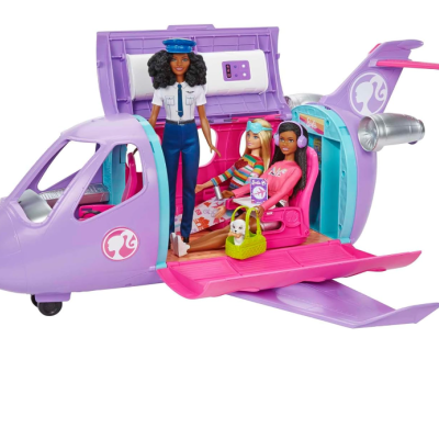 Barbie Life - Avião Barbie de Brinquedo Rosa/Lilás