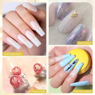 kit Completo Gel Construtor Unhas Semipermanentes