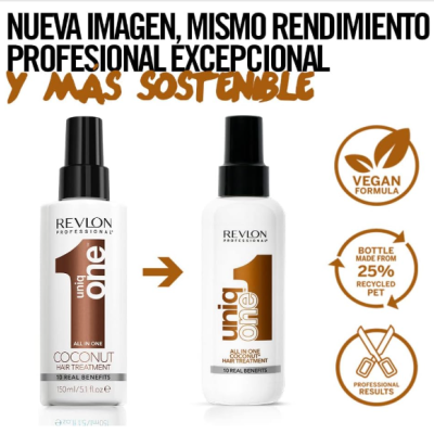 Revlon Professional UniqOne Thermal Hair Protector - Fragrância Coco