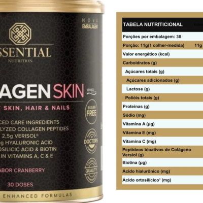 Essential Nutrition Collagen Skin Cranberry Lata 330g Essential Nutrition Collagen Skin Cranberry Lata 330g