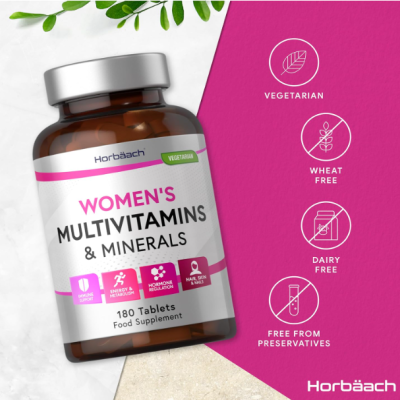 Multivitamínicos Femininos Energia, Equilíbrio Hormonal, Imunidade, Cabelo, Pele, Unhas e Ossos ✅PRONTA ENTREGA