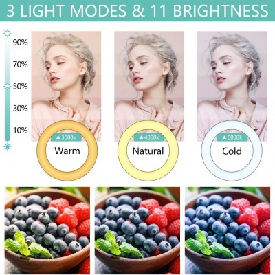 Ring Light Anel de Luz Estável Mesa