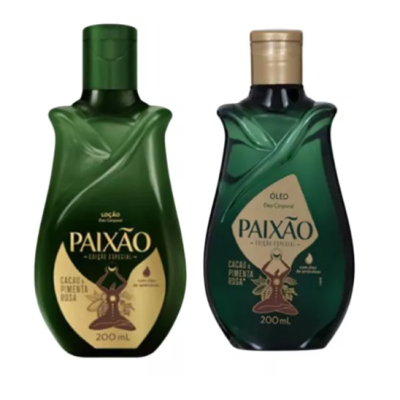 Kit Paixão Óleo Corporal+Loçao Hidratante Cacau & Pimenta Rosa Kit Paixão Óleo Corporal+Loçao Hidratante Cacau & Pimenta Rosa