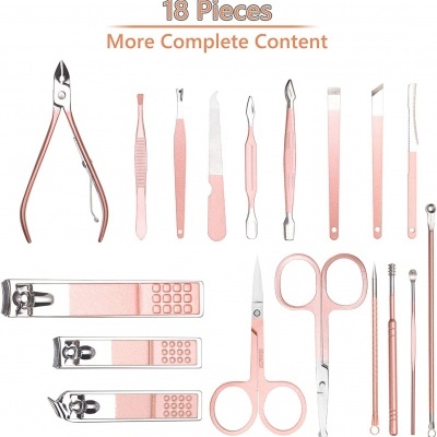 Kit&#x20;Manicure&#x20;Pedicure&#x20;18&#x20;Pe&#x00E7;as&#x20;Ferramentas