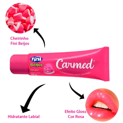 Hidratante Labial Carmed Fini Beijos Com Cor - ✅PRONTA ENTREGA Hidratante Labial Carmed Fini Beijos Com Cor - ✅PRONTA ENTREGA