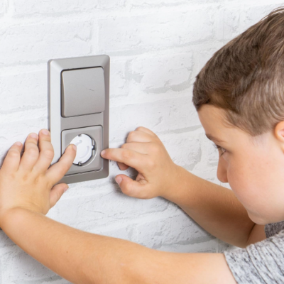 Kit Protetor de Tomadas para Bebés e Crianças Tipo F - 10 peças