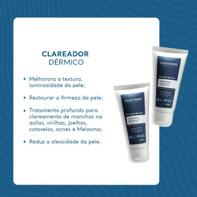 Cicatribem - Creme Clareador de Manchas Rosto e Corpo Clareador Dérmico Cicatribem - Creme Clareador de Manchas Rosto e Corpo Clareador Dérmico