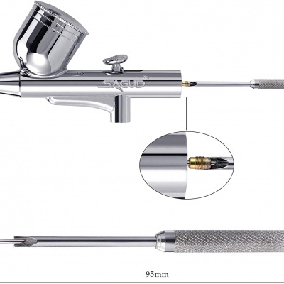 Kit de Limpeza de Aerografia com Escovas de Limpeza
