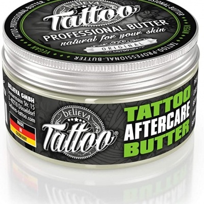 Manteiga Vegana para o Cuidado da Tatuagem