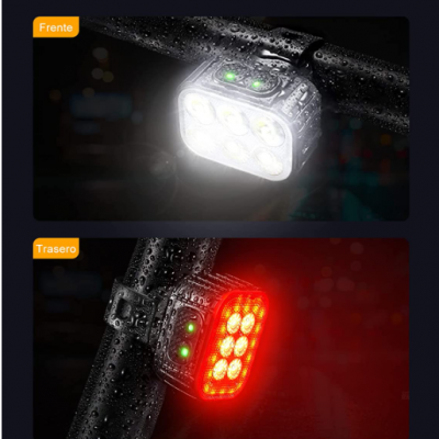 Luzes&#x20;Bicicleta&#x20;Ultra-Brilhante&#x20;Dianteiro&#x20;e&#x20;Traseiro