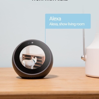 Câmara de Vigilância Wi-Fi Interior 360º Visão Noturna