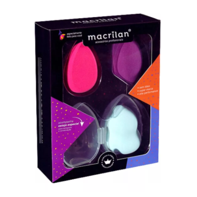 Kit 3 Esponjas Chanfradas Macrilan Kit 3 Esponjas Chanfradas Macrilan