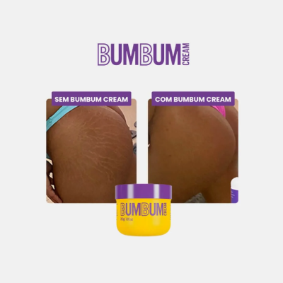 BumBum Cream - Combate Celulites, Estrias e Flacidez