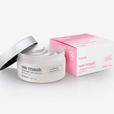 Máscara de Argila Branca 100g Wepink