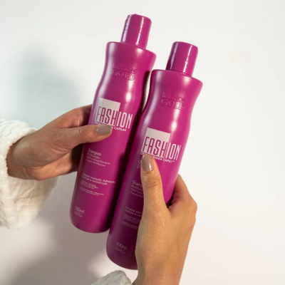 Kit&#x20;Cronograma&#x20;Capilar&#x20;&#x2B;&#x20;Shampoo&#x20;500ml&#x20;Fashion&#x20;Gold&#x20;-&#x20;&#x2705;PRONTA&#x20;ENTREGA