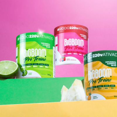 Pré-Treino BigBoom 300g Sabor Limão