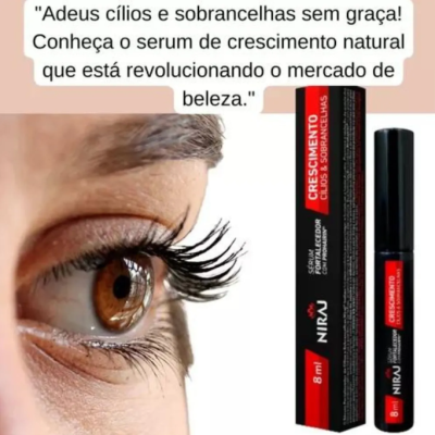 Niraj Sérum Alongamento Fortalecedor Pestanas/Sobrancelha ✅PRONTA ENTREGA