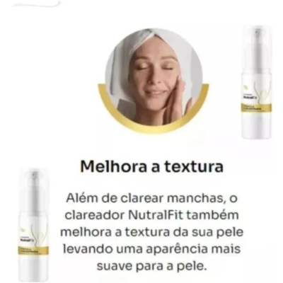 Clareador Nutral Fit Corpo E Rosto Concentrado 50ml Clareador Nutral Fit Corpo E Rosto Concentrado 50ml