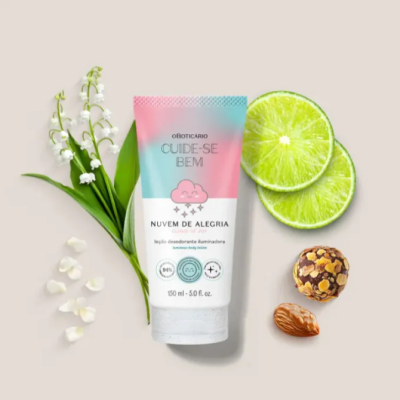 O Boticário Loção Corporal Iluminadora Cuide-se Bem Nuvem de Alegria ✅PRONTA ENTREGA