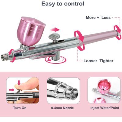 Kit&#x20;Aer&#x00F3;grafo&#x20;com&#x20;Compressor&#x20;de&#x20;Ar&#x20;&#x20;&#x2013;&#x20;34&#x20;PSI&#x20;7,4V&#x20;Sem&#x20;Fios&#x20;&#x2705;PRONTA&#x20;ENTREGA