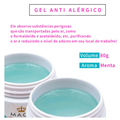 Antialérgico Gel Macy 80ml Para Cola Alongamento de Pestanas Antialérgico Gel Macy 80ml Para Cola Alongamento de Pestanas
