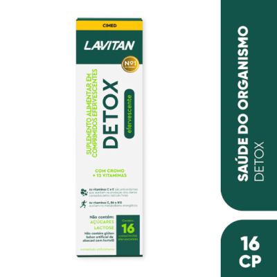 Lavitan Detox com 16 Comprimidos Efervescentes Lavitan Detox com 16 Comprimidos Efervescentes