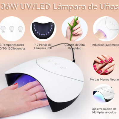 Kit 2 - Unhas em Gel Catalisador UV/LED + 12 Cores + Base & Top Coat  ✅PRONTA ENTREGA