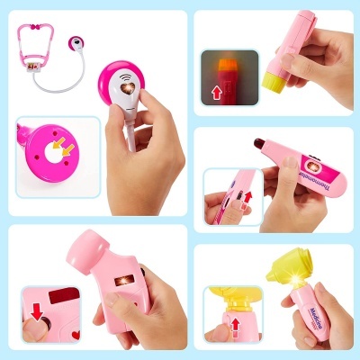 Kit Mala de medicina para Crianças 35 Peças