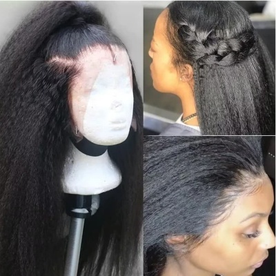 Peruca Cabelo Humano Brasileiro Virgem 40cm 150 % Densidade