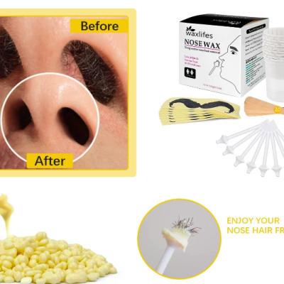 Kit&#x20;Depila&#x00E7;&#x00E3;o&#x20;Nasal&#x20;Homens&#x20;e&#x20;Mulheres&#x20;100&#x20;g&#x20;com&#x20;Acess&#x00F3;rios