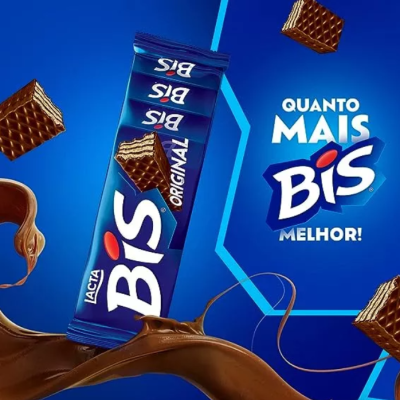 Bis Chocolate Preto 20 Unidades Lacta