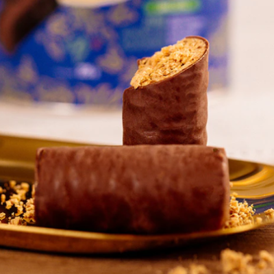 Haoma Paçoca de Amendiom Chocolate 56% | Linha Stevia