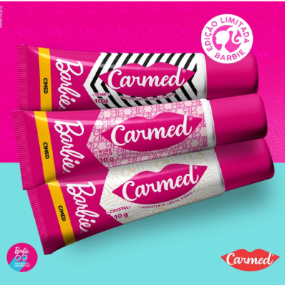 Hidratante Labial Carmed Barbie Rose Gold✅PRONTA ENTREGA