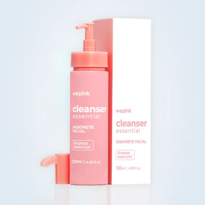 &#x26A1;BEST&#x20;SELLER&#x20;-&#x20;Cleanser&#x20;Essential&#x20;Sabonete&#x20;Facial&#x20;120ml&#x20;-&#x20;WePink&#x20;&#x2705;PRONTA&#x20;ENTREGA