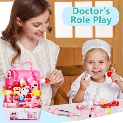 Kit&#x20;Mala&#x20;de&#x20;medicina&#x20;para&#x20;Crian&#x00E7;as&#x20;35&#x20;Pe&#x00E7;as