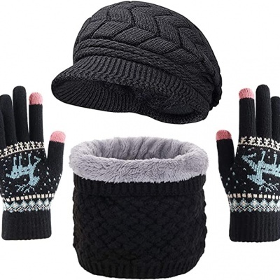 Gorro&#x20;&#x2B;&#x20;Gola&#x20;&#x2B;&#x20;Luvas&#x20;T&#x00E1;teis&#x20;de&#x20;Inverno