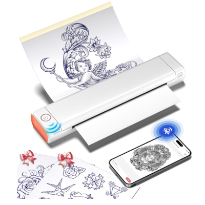 Impressora&#x20;T&#x00E9;rmica&#x20;de&#x20;Tatuagem&#x20;sem&#x20;Fio&#x20;A4&#x20;-&#x20;V&#x00E1;rias&#x20;Cores&#x20;&#x2705;PRONTA&#x20;ENTREGA