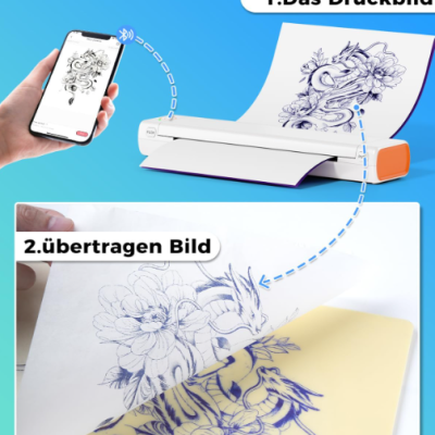 Impressora&#x20;T&#x00E9;rmica&#x20;de&#x20;Tatuagem&#x20;sem&#x20;Fio&#x20;A4&#x20;-&#x20;V&#x00E1;rias&#x20;Cores&#x20;&#x2705;PRONTA&#x20;ENTREGA