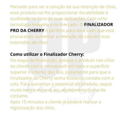 Finalizador&#x20;Pro&#x20;Para&#x20;Extens&#x00E3;o&#x20;De&#x20;C&#x00ED;lios&#x20;Cherry&#x20;Lash&#x20;-&#x20;&#x2705;PRONTA&#x20;ENTREGA