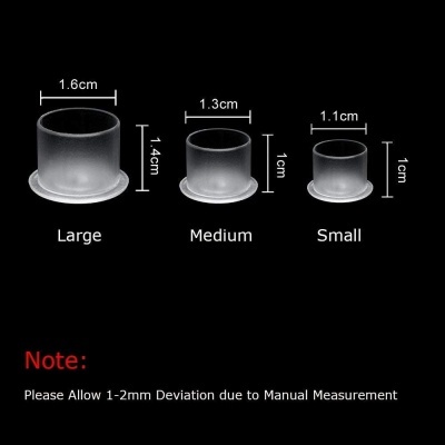 Kit Copos com Base para Pigmentos - 300 Peças