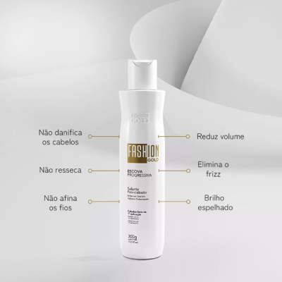 Escova&#x20;Progressiva&#x20;300gr&#x20;Fashion&#x20;Gold