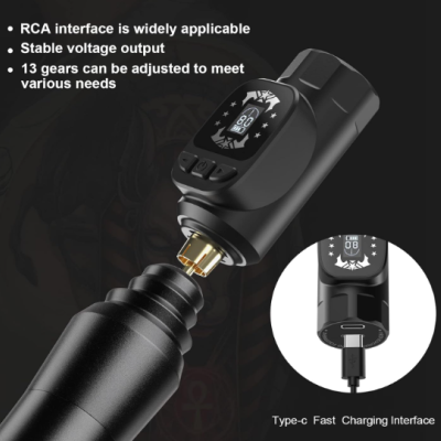 Kit&#x20;de&#x20;Tatuagem&#x20;sem&#x20;Fios&#x20;-&#x20;Pen&#x20;Girat&#x00F3;ria&#x20;Fonte&#x20;de&#x20;Alimenta&#x00E7;&#x00E3;o&#x20;Iniciante&#x20;&#x2705;PRONTA&#x20;ENTREGA