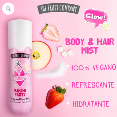 Hair & Body Mist Bikini Party Glitter 200 ml TFC - The Fruit Company