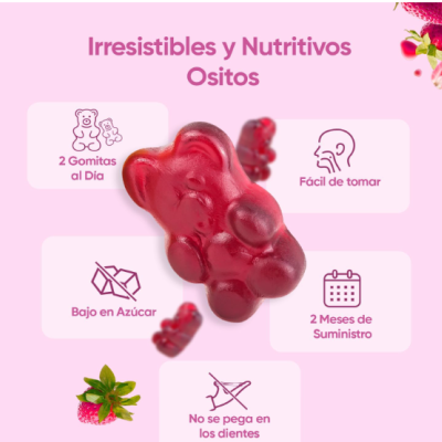Gomas Multivitamínicas e Minerais 120 Gomas Sabor Morango