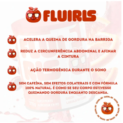 Fluiris&#x20;Desincha&#x20;e&#x20;Fluiris&#x20;Queima&#x20;Suplemento&#x20;Alimentar&#x20;em&#x20;P&#x00F3;&#x20;210g